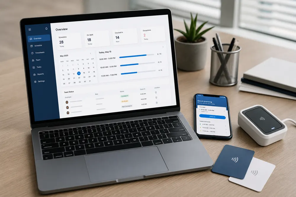 Simplin workforce operations product screen